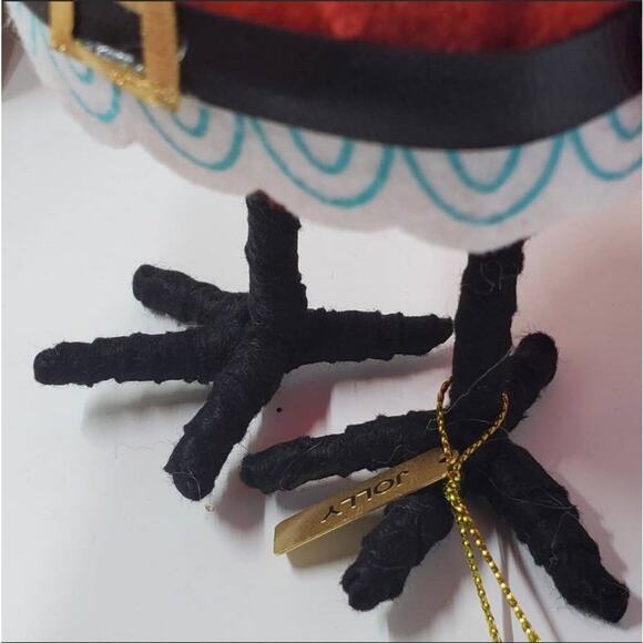 Target Wondershop Felt Christmas Bird Santa Costume Jolly 2021 New - Picture 4 of 4